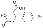 B-(4-BROMOPHENYL)GLUTARIC ACID CAS#: 1141-24-8