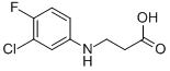 B-ALANINE, N-(3-CHLORO-4-FLUOROPHENYL)- CAS#: 114417-22-0
