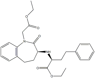 BENAZEPRIL RELATED COMPOUND G (15 MG) ((3-(1 -ETHOXYCARBONYL-3-PHENYL-(1 S)-PROPYL)AMINO-2,3,4,5-TETRAHYDRO-2-OXO-1H-1-(3S)-BENZAZE-PINE)-1-ACETIC ACID, ETHYL ESTER) CAS#: 103129-58-4