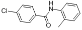 BENZAMIDE, 4-CHLORO-N-(2-METHYLPHENYL)- CAS#: 2447-94-1