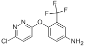 BENZENAMINE, 4-[(6-CHLORO-3-PYRIDAZINYL)OXY]-3-(TRIFLUOROMETHYL)- CAS#: 103317-56-2
