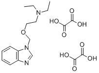 BENZIMIDAZOLE, 1-((2-(DIETHYLAMINO)ETHOXY)METHYL)-, DIOXALATE CAS#: 102516-94-9