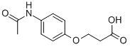BETA-(4-(ACETYLAMIDO)PHENOXY)PROPANOIC ACID CAS#: 13794-00-8