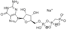 BETA,GAMMA-METHYLENEGUANOSINE 5'-TRIPHOSPHATE SODIUM SALT CAS#: 10470-57-2