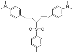 BIS(P-DIMETHYLAMINOSTYRYL)-P-METHYLPHENYLSULFONYLMETHANE CAS#: 104080-17-3