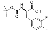 BOC-D-3,4-Difluorophe CAS#: 205445-51-8