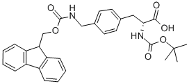 BOC-D-4-AMINOMETHYLPHENYLALANINE(FMOC) CAS#: 215302-77-5