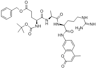 BOC-GLU(OBZL)-ALA-ARG-MCA CAS#: 113866-16-3