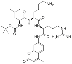 BOC-LEU-LYS-ARG-AMC HYDROCHLORIDE SALT CAS#: 109358-47-6