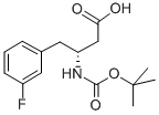 BOC-(R)-3-AMINO-4-(3-FLUORO-PHENYL)-BUTYRIC ACID CAS#: 331763-66-7