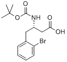 BOC-(S)-3-AMINO-4-(2-BROMO-PHENYL)-BUTYRIC ACID CAS#: 403661-78-9