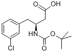 BOC-(S)-3-AMINO-4-(3-CHLORO-PHENYL)-BUTYRIC ACID CAS#: 270596-39-9