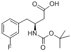 BOC-(S)-3-AMINO-4-(3-FLUOROPHENYL)BUTYRIC ACID CAS#: 270596-51-5