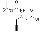 BOC-(S)-3-AMINO-5-HEXYNOIC ACID CAS#: 270596-47-9