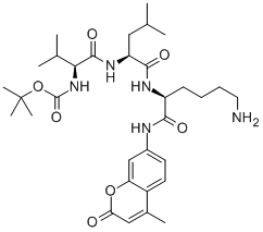 BOC-VAL-LEU-LYS-AMC ACETATE CAS#: 73554-84-4