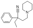 BUTYRONITRILE, 2-PHENYL-2-(2-PIPERIDINOETHYL)- CAS#: 2809-49-6