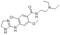 Benzamide, 5-chloro-N-(2-(diethylamino)ethyl)-4-((4,5-dihydro-1H-imida zol-2-yl)amino)-2-methoxy- CAS#: 111049-28-6