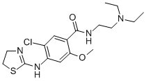 Benzamide, 5-chloro-N-(2-(diethylamino)ethyl)-4-((4,5-dihydro-2-thiazo lyl)amino)-2-methoxy- CAS#: 111049-32-2