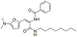 Benzamide,  N-[2-[5-(dimethylamino)-2-furanyl]-1-[(octylamino)carbonyl]ethenyl]- CAS#: 209596-62-3