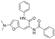 Benzamide,  N-[2-[5-(dimethylamino)-2-furanyl]-1-[(phenylamino)carbonyl]ethenyl]- CAS#: 209596-75-8