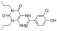 Benzamide, N-(6-amino-1,2,3,4-tetrahydro-2,4-dioxo-1,3-dipropyl-5-pyrimidinyl)-3-chloro-4-hydroxy- CAS#: 102587-97-3