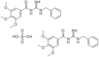 Benzamide, N-(benzylamidino)-3,4,5-trimethoxy-, sulfate (2:1) CAS#: 20801-65-4
