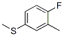 Benzene, 1-fluoro-2-methyl-4-(methylthio)- (9CI) CAS#: 252555-29-6