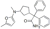Benzeneacetamide,  -alpha--[3-[methyl(5-methyl-2-furanyl)amino]cyclopentyl]--alpha--phenyl- CAS#: 220189-87-7