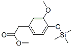 Benzeneacetic acid, 3-methoxy-4-[(trimethylsilyl)oxy]-, methyl ester CAS#: 15964-84-8