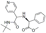 Benzeneacetic acid, alpha-[[2-[(1,1-dimethylethyl)amino]-2-oxo-1-(4-pyridinyl)ethyl]amino]-, methyl ester, (alphaS)- (9CI) CAS#: 285996-51-2