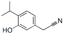 Benzeneacetonitrile, 3-hydroxy-4-(1-methylethyl)- (9CI) CAS#: 114649-71-7