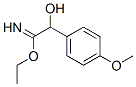 Benzeneethanimidic acid, -alpha--hydroxy-4-methoxy-, ethyl ester (9CI) CAS#: 110972-63-9