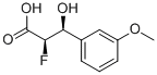 Benzenepropanoic acid, alpha-fluoro-beta-hydroxy-3-methoxy-, (R*,S*)- (9CI) CAS#: 110915-68-9