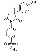 Benzenesulfonamide, 4-(2,5-dioxo-3-(4-chlorophenyl)-3-methyl-1-pyrroli dinyl)- CAS#: 28103-45-9