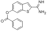 Benzo[b]thiophene-2-carboximidamide, 6-(benzoyloxy)- CAS#: 217099-39-3