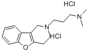 Benzofuro(3,2-c)pyridine, 1,2,3,4-tetrahydro-2-(3-(dimethylamino)propy l)-, dihydrochloride CAS#: 100347-67-9