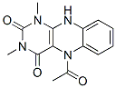 Benzo[g]pteridine-2,4(1H,3H)-dione,  5-acetyl-5,10-dihydro-1,3-dimethyl- CAS#: 15989-59-0
