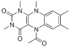 Benzo[g]pteridine-2,4(1H,3H)-dione,  5-acetyl-5,10-dihydro-1,3,7,8,10-pentamethyl- CAS#: 14453-92-0