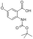 Benzoic acid, 2-[[(1,1-dimethylethoxy)carbonyl]amino]-5-methoxy- (9CI) CAS#: 262614-64-2
