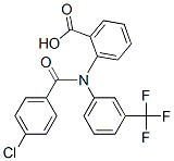 Benzoic  acid,  2-[(4-chlorobenzoyl)[3-(trifluoromethyl)phenyl]amino]- CAS#: 17821-51-1