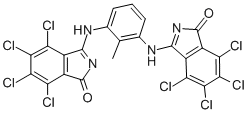 Benzoic acid, 2,3,4,5-tetrachloro-6-cyano-, methyl ester, reaction products with 2-methyl-1,3-benzenediamine and sodium methoxide CAS#: 106276-79-3