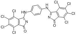 Benzoic acid, 2,3,4,5-tetrachloro-6-cyano-, methyl ester, reaction products with p-phenylenediamine and sodium methoxide CAS#: 106276-80-6