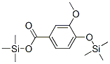 Benzoic acid, 3-methoxy-4-[(trimethylsilyl)oxy]-, trimethylsilyl ester CAS#: 2078-15-1