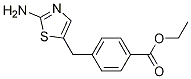 Benzoic acid, 4-[(2-amino-5-thiazolyl)methyl]-, ethyl ester CAS#: 105249-13-6