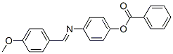Benzoic acid 4-[[(4-methoxyphenyl)methylene]amino]phenyl ester CAS#: 16571-39-4