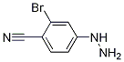 Benzonitrile, 2-broMo-4-hydrazinyl- CAS#: 263845-82-5