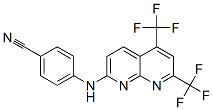 Benzonitrile, 4-[[5,7-bis(trifluoromethyl)-1,8-naphthyridin-2-yl]amino]- (9CI) CAS#: 241488-40-4