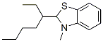 Benzothiazole, 2-(1-ethylpentyl)-2,3-dihydro-3-methyl- (9CI) CAS#: 104169-07-5