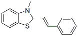 Benzothiazole, 2,3-dihydro-3-methyl-2-(2-phenylethenyl)-, (E)- (9CI) CAS#: 104169-10-0