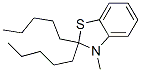 Benzothiazole, 2,3-dihydro-3-methyl-2,2-dipentyl- (9CI) CAS#: 104169-13-3